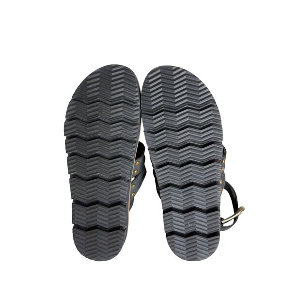 Free People Valencia‎ Wrap Black Sandals 41 - Picture 6 of 6